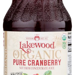 LAKEWOOD ORGANIC: Pure Cranberry Juice, 32 oz