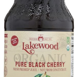 LAKEWOOD: Organic Pure Black Cherry Juice, 32 oz