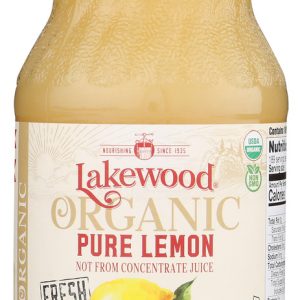 LAKEWOOD ORGANIC: Pure Lemon Juice, 32 oz