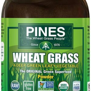 PINES WHEAT GRASS: Organic Wheat Grass Powder, 10 oz