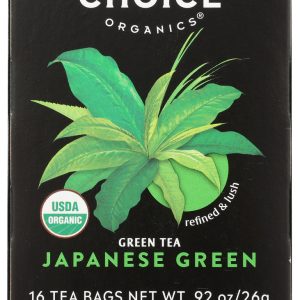 CHOICE ORGANIC TEAS: Premium Japanese Green Tea 16 Tea Bags, 1.1 oz
