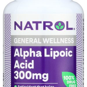NATROL: Alpha Lipoic Acid 300 mg, 50 Capsules