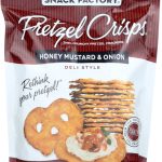 SNACK FACTORY: Pretzel Crisps Deli Style Honey Mustard & Onion, 7.2 oz