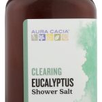 AURA CACIA: Clearing Eucalyptus Shower Salt, 16 oz
