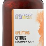 AURA CACIA: Uplifting Citrus Shower Salt, 16 oz