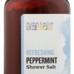 AURA CACIA: Relaxing Peppermint Shower Salt, 16 oz