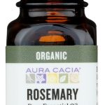 AURA CACIA: Organic Rosemary Essential Oil, 0.25 oz