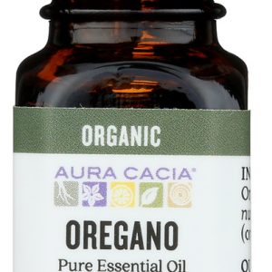 AURA CACIA: Organic Oregano Essential Oil, 0.25 oz