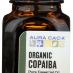AURA CACIA: Organic Copaiba Pure Essential Oil, 0.25 oz