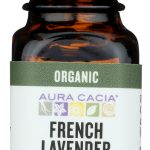 AURA CACIA: Organic French Lavender Pure Essential Oil, 0.25 oz