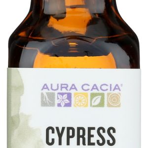 AURA CACIA: 100% Pure Essential Oil Cypress, 0.5 Oz