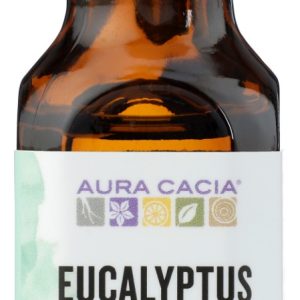 AURA CACIA: 100% Pure Essential Oil Eucalyptus, 0.5 Oz