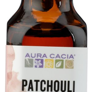 AURA CACIA: 100% Pure Essential Oil Patchouli, 0.5 Oz