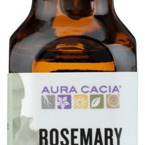 AURA CACIA: 100% Pure Essential Oil Rosemary, 0.5 Oz