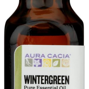 AURA CACIA: 100% Pure Essential Oil Wintergreen, 0.5 Oz