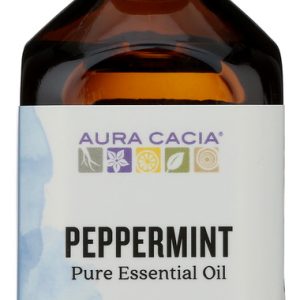 AURA ACACIA: 100% Pure Essential Oil Peppermint, 2 oz