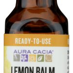 AURA CACIA: Lemon Balm in Jojoba Oil, 0.5 Oz