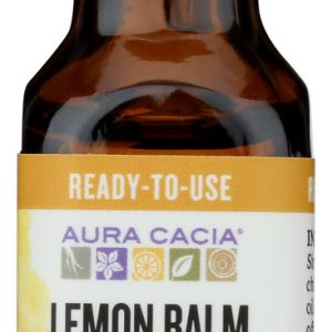 AURA CACIA: Lemon Balm in Jojoba Oil, 0.5 Oz