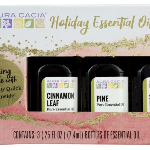 AURA CACIA: Oil Holiday Kit, 0.75 oz