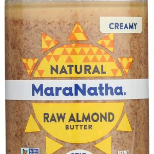 MARANATHA: Natural Raw Almond Butter Creamy, 16 oz