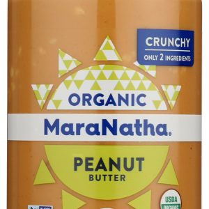 MARANATHA: Organic Roasted Peanut Butter Hint of Sea Salt Crunchy, 16 oz