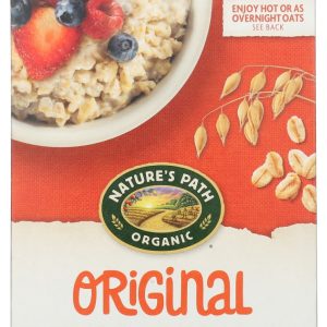 NATURE'S PATH: Organic Instant Hot Oatmeal Original 8 Packets, 14 oz