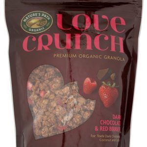 NATURE'S PATH: Love Crunch Premium Organic Granola Dark Chocolate and Red Berries, 11.5 oz