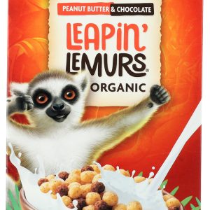 ENVIROKIDZ ORGANIC: Leapin' Lemurs Peanut Butter and Chocolate Cereal, 10 oz