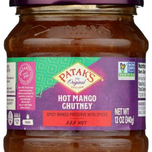 PATAK'S: Hot Mango Chutney, 12 oz