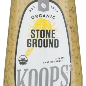 KOOPS: Organic Stone Ground Mustard, 12 oz