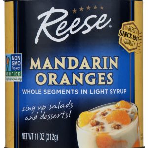 REESE: Mandarin Oranges Whole Segments In Light Syrup, 11 oz