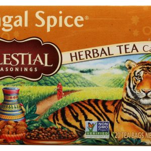 CELESTIAL SEASONINGS: Bengal Spice Caffeine Free Herbal Tea 20 Tea Bags, 1.7 oz