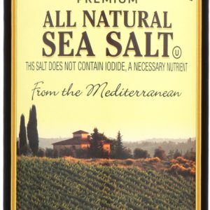 ALESSI: Premium All Natural Coarse Sea Salt, 24 Oz
