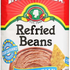 LA PREFERIDA: Refried Beans Vegetarian Low Fat, 16 oz