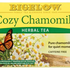 BIGELOW: Herbal Tea Caffeine Free Cozy Chamomile, 20 tea bags