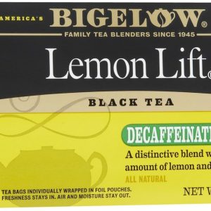 BIGELOW: Lemon Lift Black Tea Decaffeinated, 20 Tea Bags, 1.37 oz