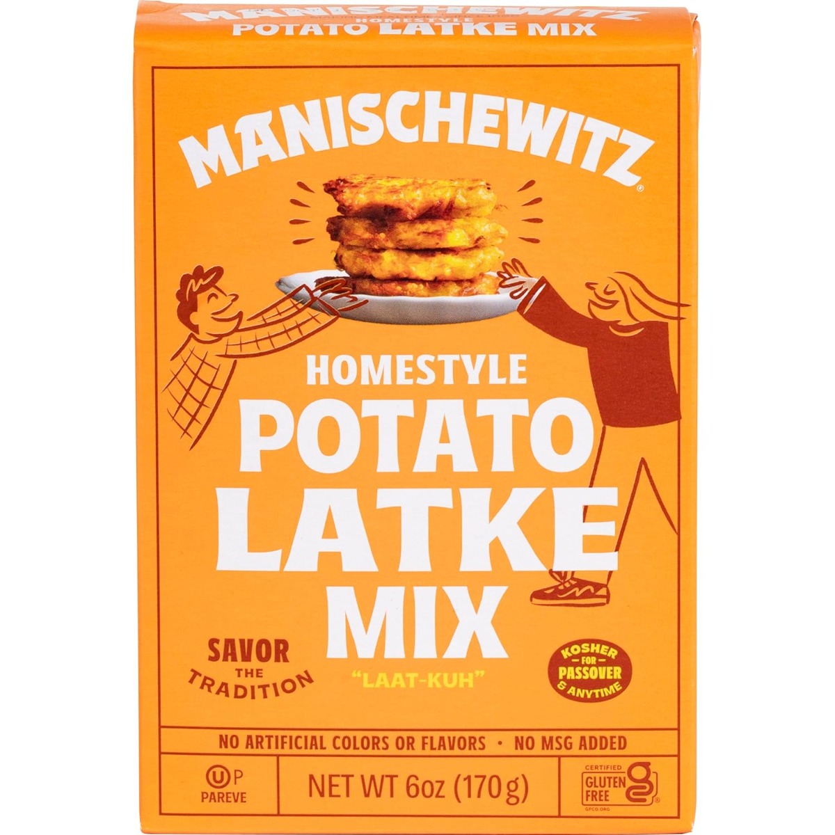 MANISCHEWITZ:  Homestyle Potato Latke Mix, 6 oz