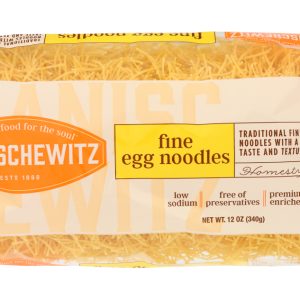 MANISCHEWITZ: Egg Noodles Fine, 12 Oz