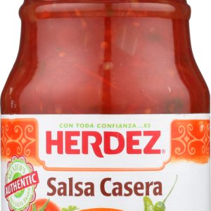 HERDEZ: Casera Medium Salsa, 16 oz