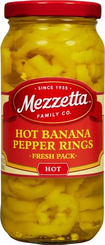MEZZETTA: Deli Sliced Hot Pepper Rings, 16 oz