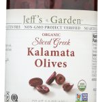 JEFF'S NATURALS: Organic Pitted Sliced Greek Kalamata Olives, 7 oz