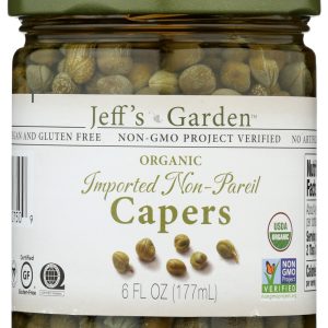 JEFF'S NATURALS: Imported Non Pareil Capers, 6 oz