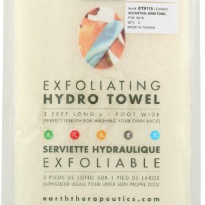 EARTH THERAPEUTICS: Hydro Exfoliating Towel, 1 pk
