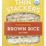 LUNDBERG: Organic Thin Stackers Salt Free, 6 oz