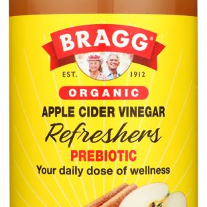 BRAGG: Organic Apple Cinnamon Apple Cider Vinegar Refreshers, 16 oz