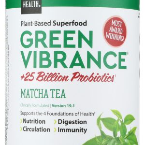 VIBRANT HEALTH: Green Vibrance Matcha Tea, 11.16 oz