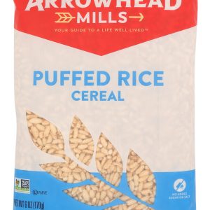 ARROWHEAD MILLS: Natural Puffed Rice Cereal, 6 oz