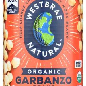 WESTBRAE NATURAL: Vegetarian Organic Garbanzo Beans, 15 oz