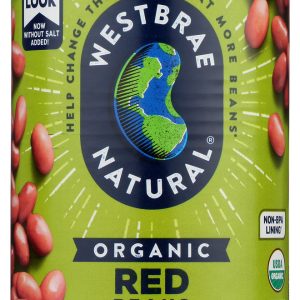 WESTBRAE NATURAL: Vegetarian Organic Red Beans, 15 oz