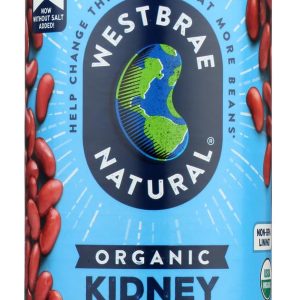 WESTBRAE: Natural Vegetarian Organic Kidney Beans, 25 Oz